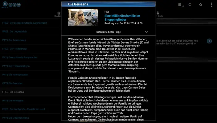 RTL II NOW android App screenshot 8